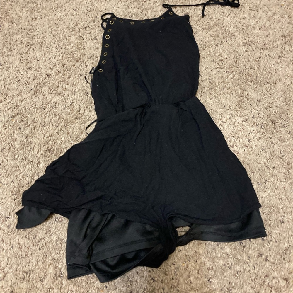 Black Medium Romper